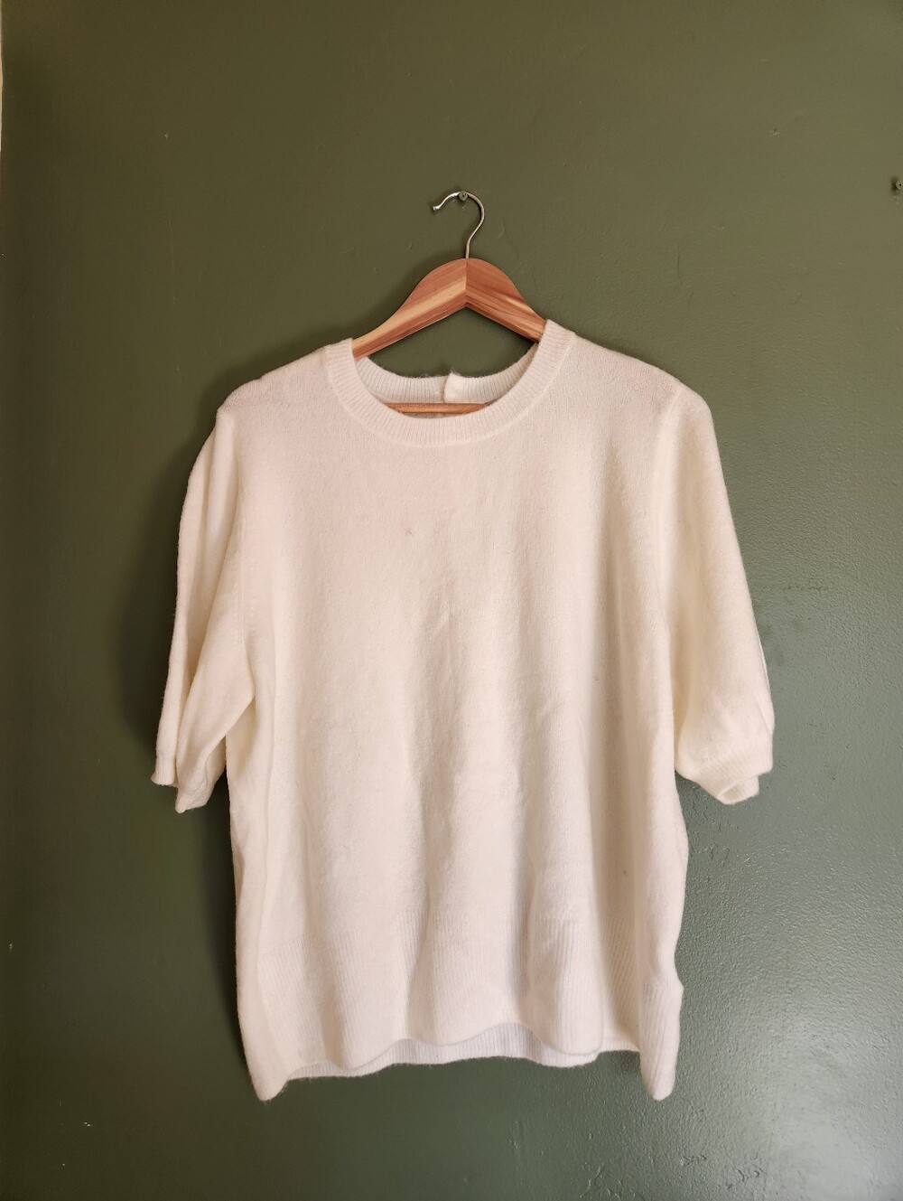 White Sweater Tee